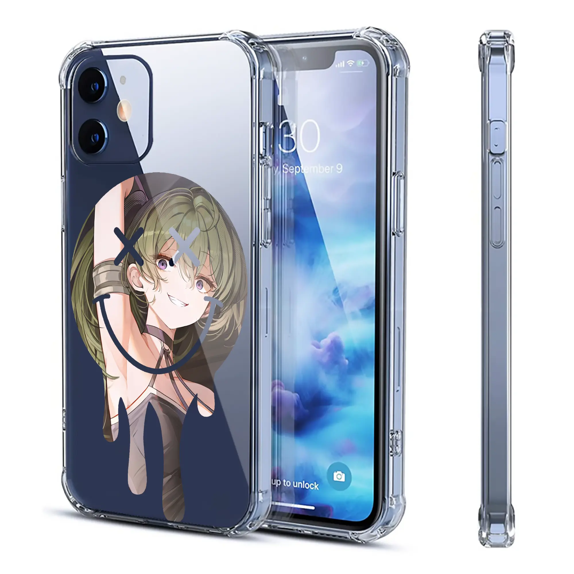 葬送のフリーレン（Frieren） グッズ,ユーベル（Übel） - IPhone 12シリーズ対応 ・ 透明スマホケース ・ クリアソフトケース ・ TPU素材 ・ 耐衝撃 ・ 高密着 ・ 防汚 防指紋 ・ 簡単着脱